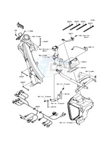 KLX450R KLX450AEF EU drawing Chassis Electrical Equipment