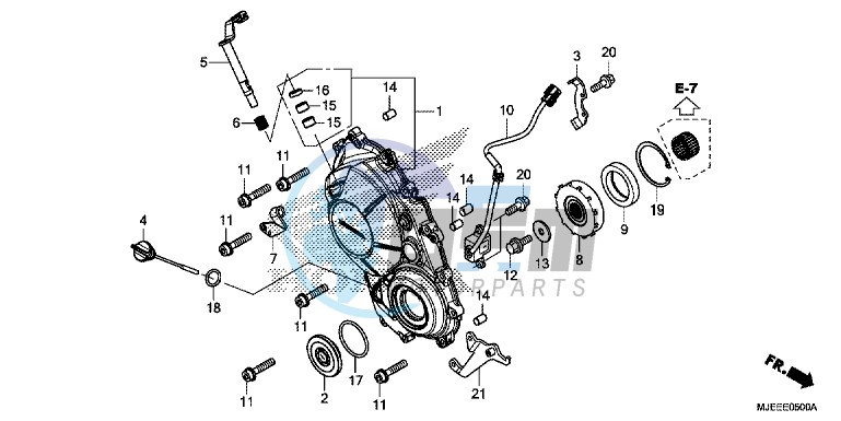 RIGHT CRANKCASE COVER