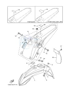 YZ125 (1SRD 1SRE 1SRF 1SRG 1SRG) drawing FENDER