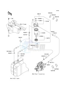 KAF 950 F [MULE 4010 DIESEL 4X4] (F9F-FAF) FAF drawing FUEL PUMP