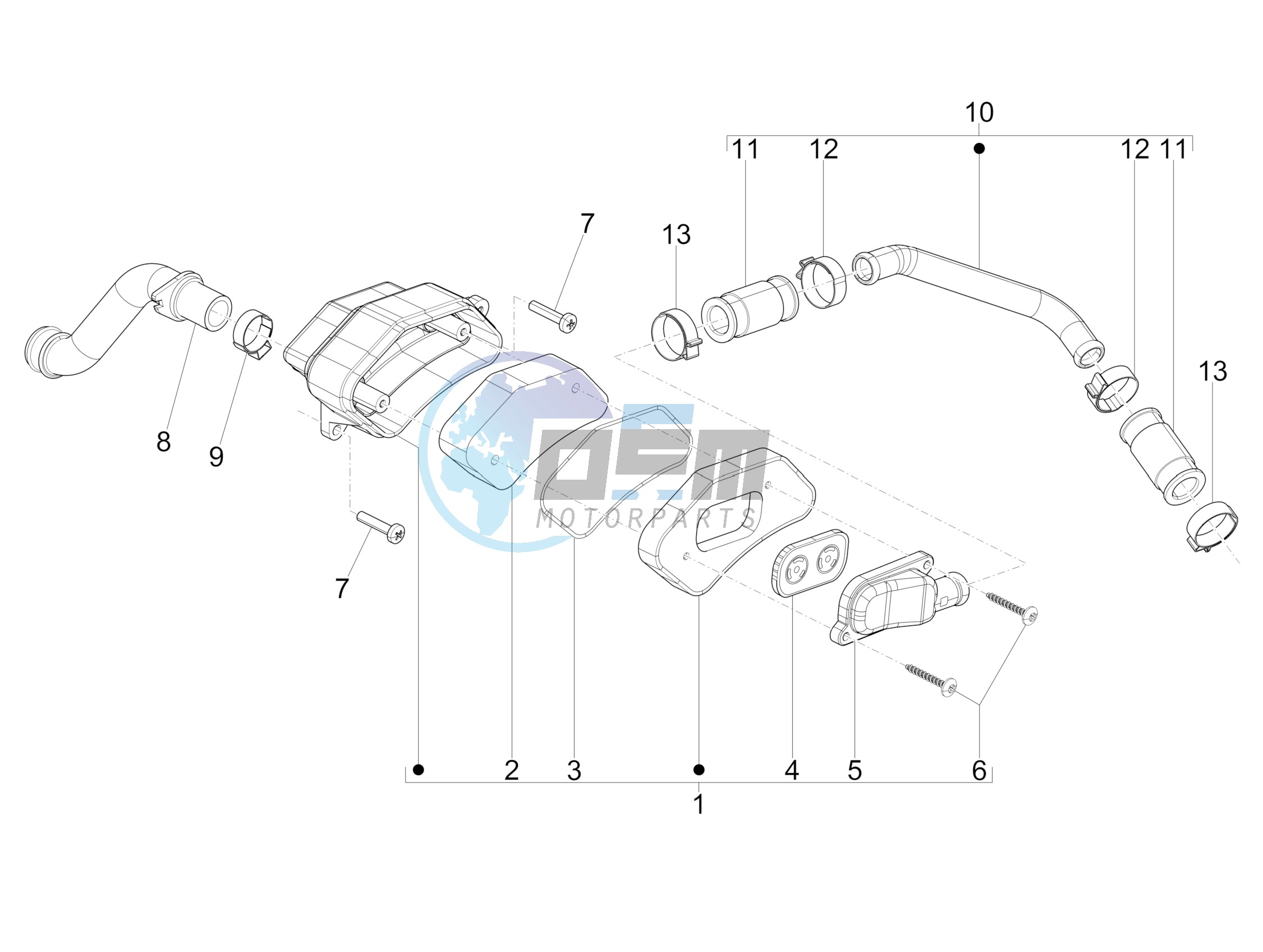 Secondary air box