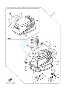 70BEDOL drawing TOP-COWLING