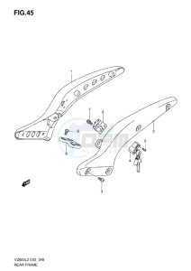 VZ800 drawing REAR FRAME