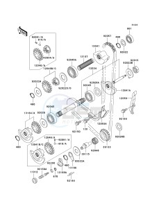 KL 650 A [KLR650] (A10-A14) [KLR650] drawing BALANCER