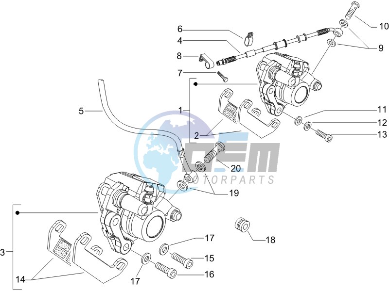 Brakes hose  - Calipers