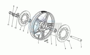 V 75 750 PA Vecchio Tipo PA Vecchio Tipo drawing Front wheel