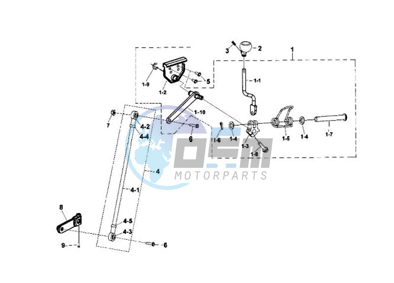 GEAR AXLE - LEVER