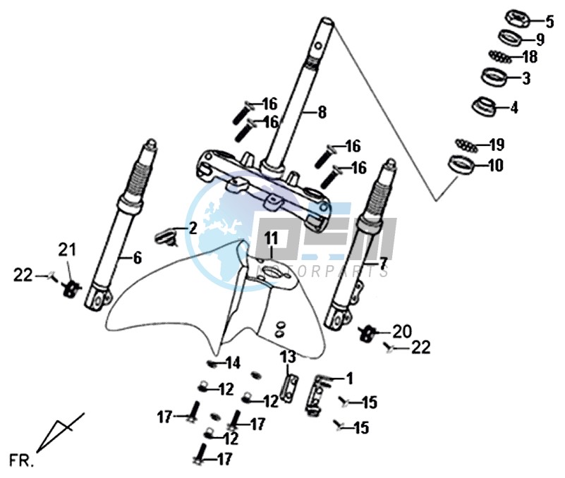 STEERING  STEM FRONT CUSHION