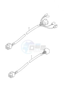 DF 25 V-Twin drawing Harness Remote Control