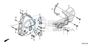 NC750SAG NC750S Europe Direct - (ED) drawing A.C. GENERATOR COVER