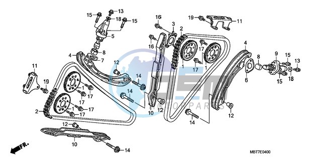 CAM CHAIN/TENSIONER