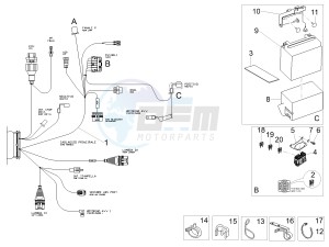 V7 III Special 750 e4 (APAC) drawing Rear electrical system