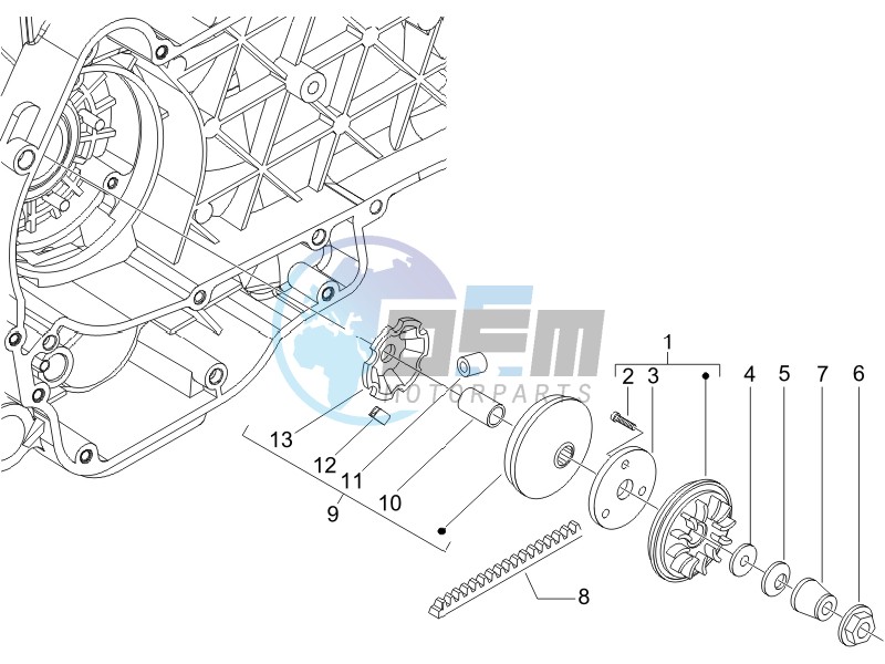 Driving pulley