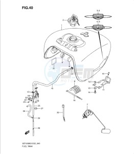 VZ1500K9 drawing FUEL TANK