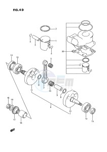 RM80 (E3) drawing CRANKSHAFT (MODEL M N P R S)