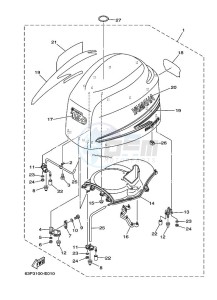 FL150AET1X drawing FAIRING-UPPER