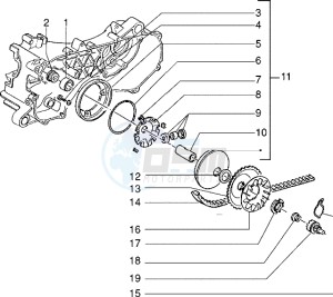 Zip 50 fast rider RST drawing Driving pulley