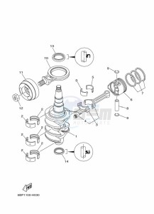 F25LA-2009 drawing CRANKSHAFT--PISTON