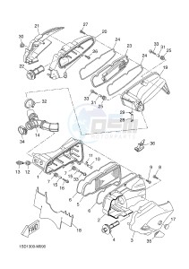 YP400RA EVOLIS 400 ABS (BL12) drawing INTAKE 2