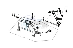 JET 14 25KMH 50 (L8) NL EURO4 drawing MIDDLE STAND -SIDE STAND- KICKSTARTER