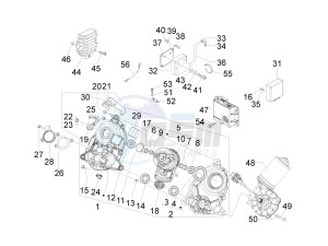 MP3 500 Sport (USA) USA drawing Voltage Regulators - Electronic Control Units (ecu) - H.T. Coil