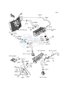 NINJA_ZX-6R ZX636EFFA FR GB XX (EU ME A(FRICA) drawing Water Pipe