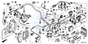 TRX420FEA Europe Direct - (ED / 4WD) drawing WIRE HARNESS