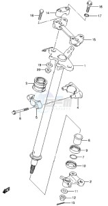 LT-A500X drawing STEERING SHAFT