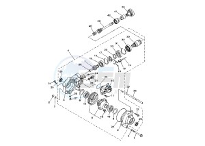 ATV 400 drawing FRONT DIFFERENTIAL