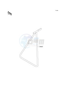 KX 450 D (KX450F) (F8F) D8F drawing STAND-- S- -