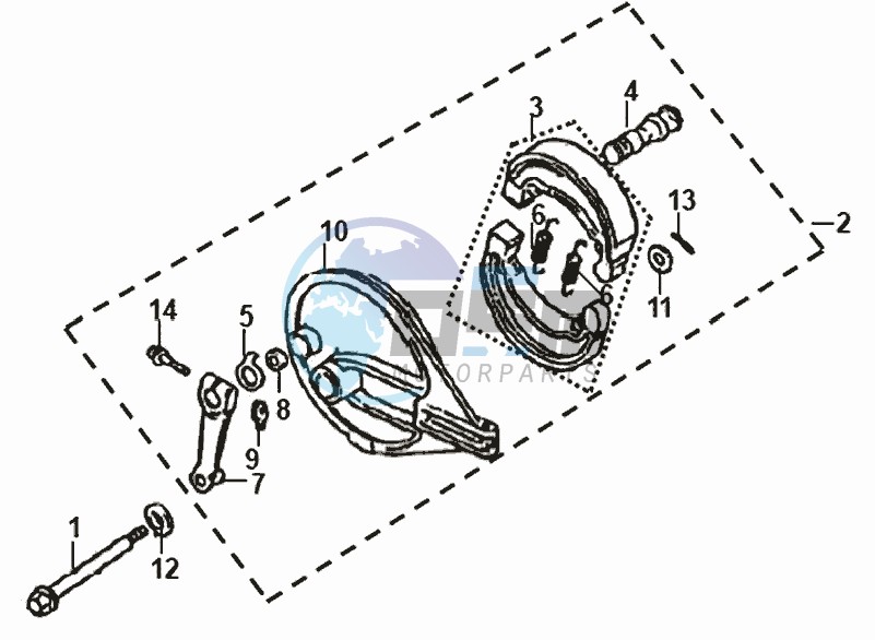 REAR BRAKE MOUNT