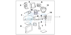 NT700VAB drawing MC NAVI UNIT KIT