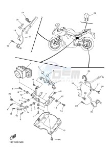 FZ8-SA FZ8 FAZER (ABS) 800 (1BD8 1BD9) drawing ELECTRICAL 3