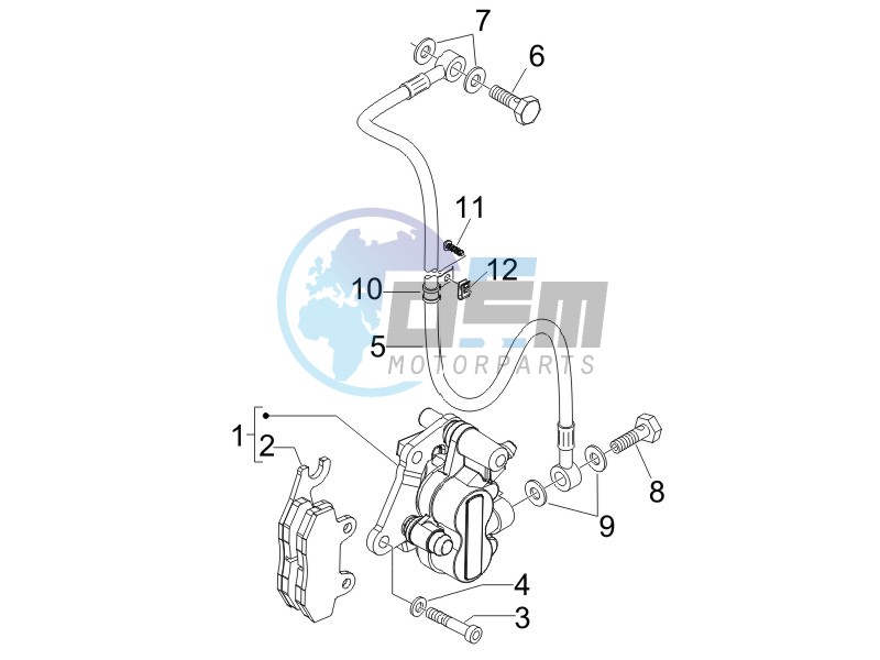 Brakes hose  - Calipers