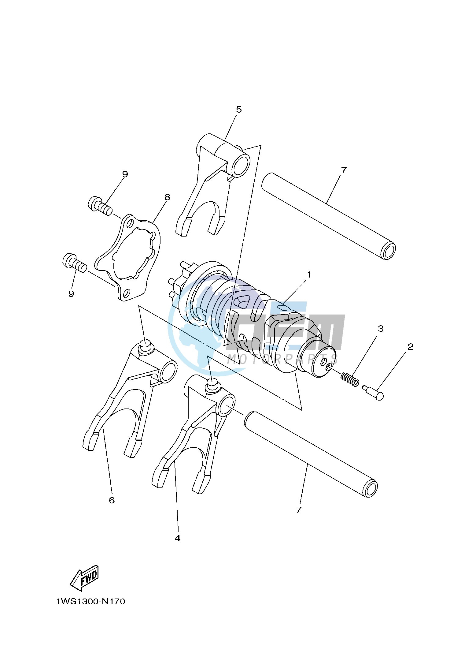 SHIFT CAM & FORK