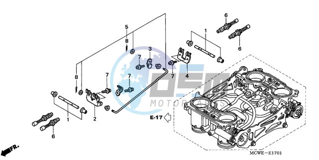 THROTTLE BODY (COMPONENT PARTS)