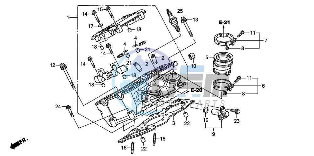 RIGHT CYLINDER HEAD