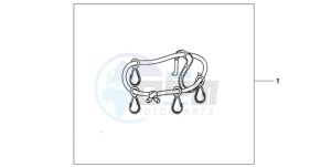 ST1300A9 CH / ABS MME - (CH / ABS MME) drawing PANNIER INNER BAND SET