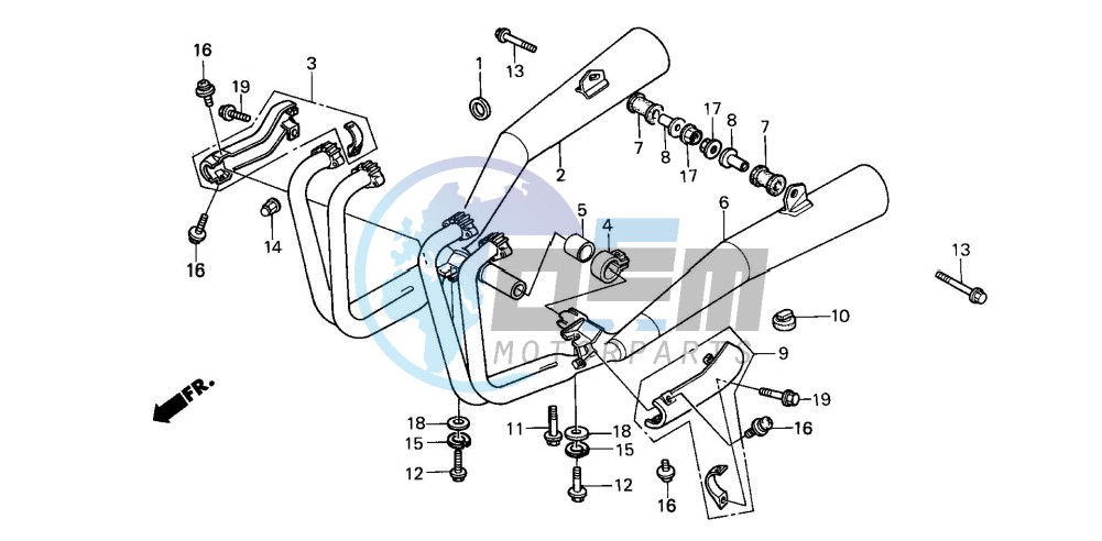 EXHAUST MUFFLER