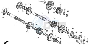 CRM50R drawing TRANSMISSION