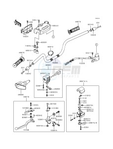 KLF 400 B [BAYOU 400 4X4] (B1-B3) [BAYOU 400 4X4] drawing HANDLEBAR