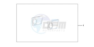 VT750CA9 UK - (E / MKH ST) drawing CHROME SWINGARM P