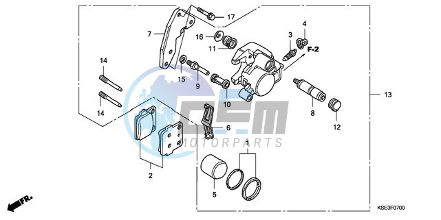 FRONT BRAKE CALIPER