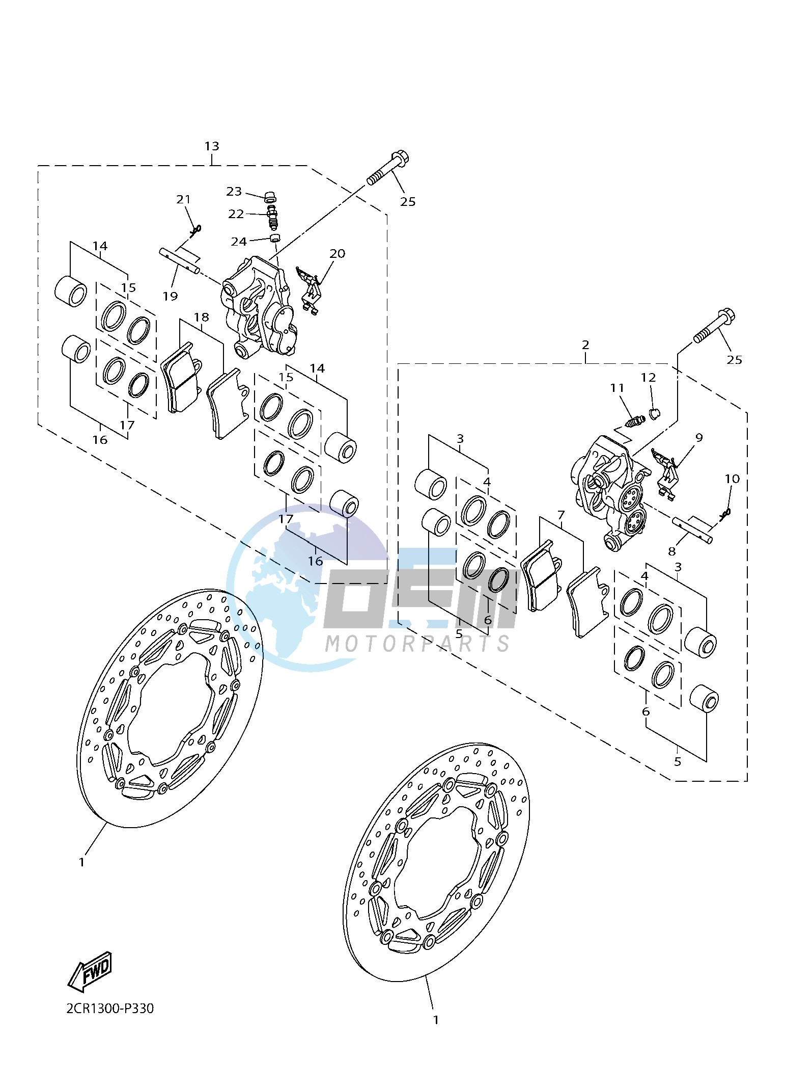 FRONT BRAKE CALIPER