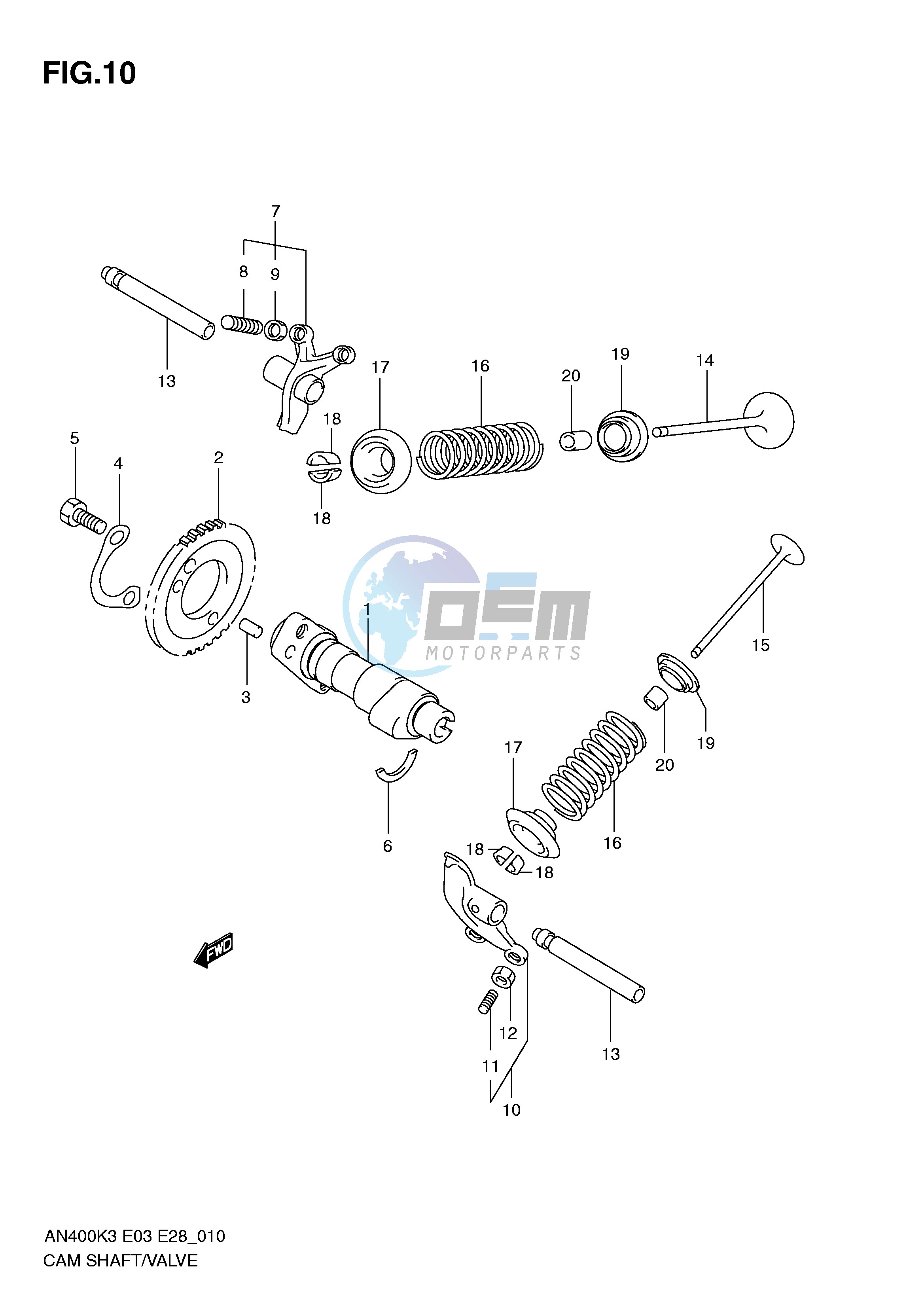 CAM SHAFT VALVE