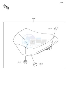 NINJA 650 EX650KHFA XX (EU ME A(FRICA) drawing Accessory(High-Seat)