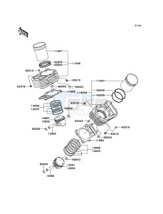 VN800 CLASSIC VN800-B10P GB XX (EU ME A(FRICA) drawing Cylinder/Piston(s)