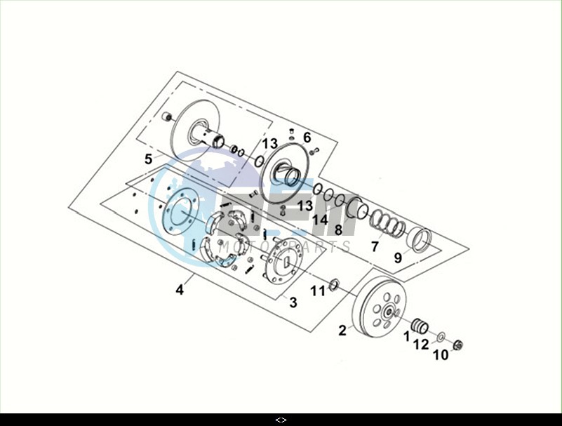 DRIVEN PULLEY