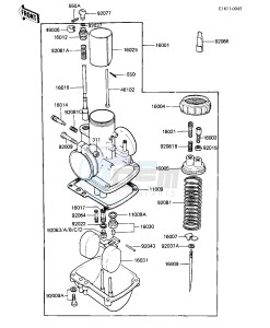 KD 80 M [KD80] (M8) [KD80] drawing CARBURETOR