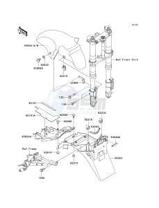 ZX 1200 A [NINJA ZX-12R] (A2) [NINJA ZX-12R] drawing FENDERS